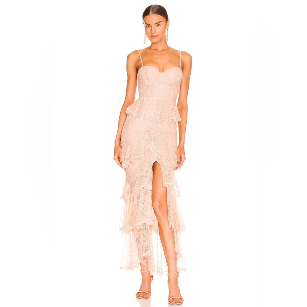 Majorelle Zelda fritz gown, in nude. Worn once. In great shape. Smoke free home